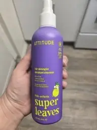 Attitude Attitude Little Leaves Hair Detangler Démêlant Cheveux Vanille & Poire - 240 ml