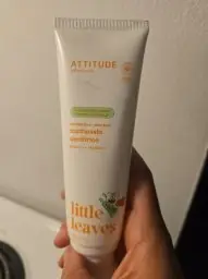 Attitude Attitude Dentifrice Enfant sans Fluor, Ingrédients à Base de Plantes et Minéraux, Végan, sans Sucre, Mangue - 120 g