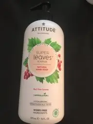Attitude Attitude Super Leaves Natural Hand Soap Red Vine Leaves - 473 ml