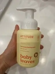 Attitude Attitude Nettoyant moussant cheveux et corps 2 en 1 pour bébés Baby Leaves 295ml - Nectar de poire - 295 ml