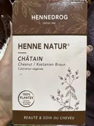 Hennedrog Hennedrog Henne Natur Châtain Coloration Végétale