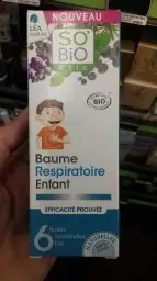 So'Bio So'Bio Étic Baume Respiratoire Enfant