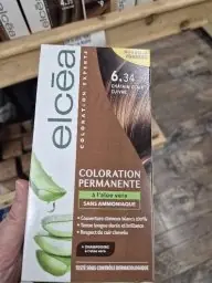 Elcéa Elcéa Coloration Permanente à l'Aloe Vera - 6.34 Châtain Clair Cuivré