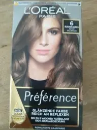 L'Oréal L'Oréal Collection Couleur de Cheveux Préférence Couleur Brillante Permanente 6 Buenos Aires/Brun Clair Naturel 1 Stk