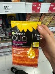 Garnier Garnier Olia Big Kit Coloration Cheveux Permanente Teinte 7.40 Intensywna Mied 1 Pcs