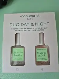 Manucurist Manucurist Duo Day & Night Routine Soins Régénérants pour Ongles