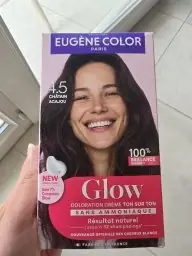 Eugène Eugène Color Glow Coloration Crème ton sur ton sans Ammoniaque - 4.5 Châtain Acajou