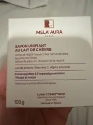 Mela'Aura Mela'Aura Savon Unifiant au Lait de Chèvre - 100 g