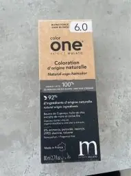 Patrice Patrice Mulato Color One Coloration d'Origine Naturelle 6.0 Blond Foncé - 80 ml