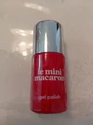 Le Le mini macaron Le Mini Macaron • Vernis à Ongles UV 3 en 1 • Nail Gel Semi-permanent • Séchage Led • Rouge Coquelicot Couleur Rouge • - 10 ml