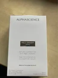Alphascience Alphascience Mela Bright [c+] Sérum Cystéamine Anti-âge Unifiant - 30 ml