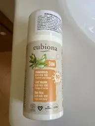 Eubiona Eubiona Lait Solaire Olive-aloe Vera Visage et Corps SPF 50