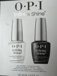 O.P.I O.P.I Coffret Infinite Shine Base et Top Coat Effet Gel - IS - Coffret Ongles - Transparent