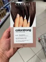 Clairol Clairol Colorstrong Colorstrong Coloration Capillaire Permanente et Multidimensionnelle sans Ammoniaque – avec Système de Fixation AHA Fortifiant – Marron Moyen 4/0
