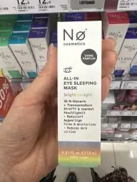 Nø Nø Cosmetics Bright Tønight All-in Eye Sleeping Mask Crema per il Contor Occhi