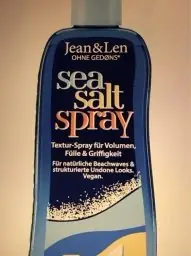 Jean Jean & Len Sea Salt Spray pour Volume, Volume et Adhérence, avec Extrait de Sel de Mer et d'Algues, pour les Looks Beachwaves & Undone Looks, sans Silicone Ni Parabène, Végétalien, 200 m