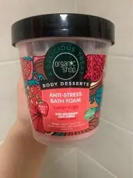 Organic Organic Shop Candy Floss - Bain moussant anti-stress barbe à papa