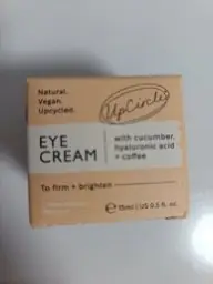 UpCircle UpCircle Eye Cream with Cucumber, Hyaluronic Acid + Coffee Eye Cream - 15 ml