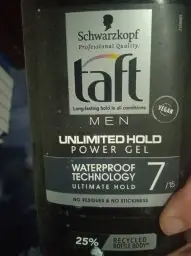 Schwarzkopf Schwarzkopf Taft unlimited Hold Power Gel 7