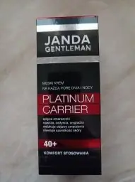 JANDA JANDA Gentleman Platinum Carrier 40+ Crème pour Homme pour Chaque Moment du Jour et de la Nuit - 50 ml