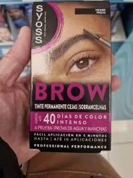 Syoss Syoss Teinture de Sourcils Sourcils Permanents #noir