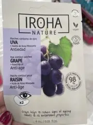 Iroha Iroha nature Patchs Contour Yeux Raisin Anti-âge - 8 ml