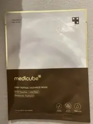 Medicube Medicube Deep Peptide Radiance Mask Masque Hydratant en Tissu Augmentant l'Élasticité de la Peau - 27 ml