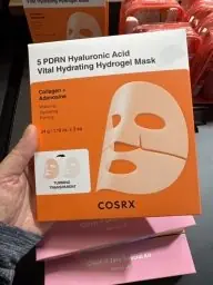 Cosrx Cosrx Cosrx - 5 Pdrn Hyaluronic Acid Vital Hydrating Hydrogel Mask Set x 3 Sheets - 34 g