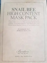 Benton Benton Snail Bee High Content Mask Pack - Masques