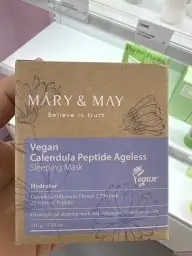 Mary Mary & May Vegan Calendula Peptide Ageless Sleeping Mask - 110 g