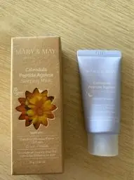 Mary Mary & May Masque de Nuit Anti-âge aux Peptides de Calendula - 30 g