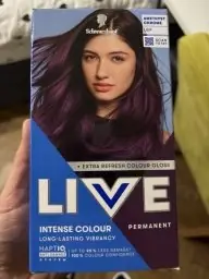 Schwarzkopf Schwarzkopf Live Intense Colour Coloration Cheveux Permanente Teinte U69 Amethyst Chrome 1 Pcs