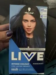 Schwarzkopf Schwarzkopf Live Intense Colour Coloration Cheveux Permanente Teinte U67 Blue Mercury 1 Pcs